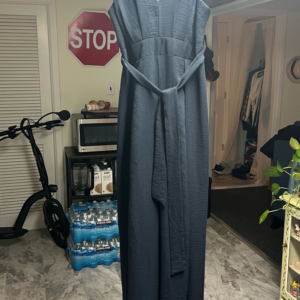 Chic Navy Blue Jumpsuit